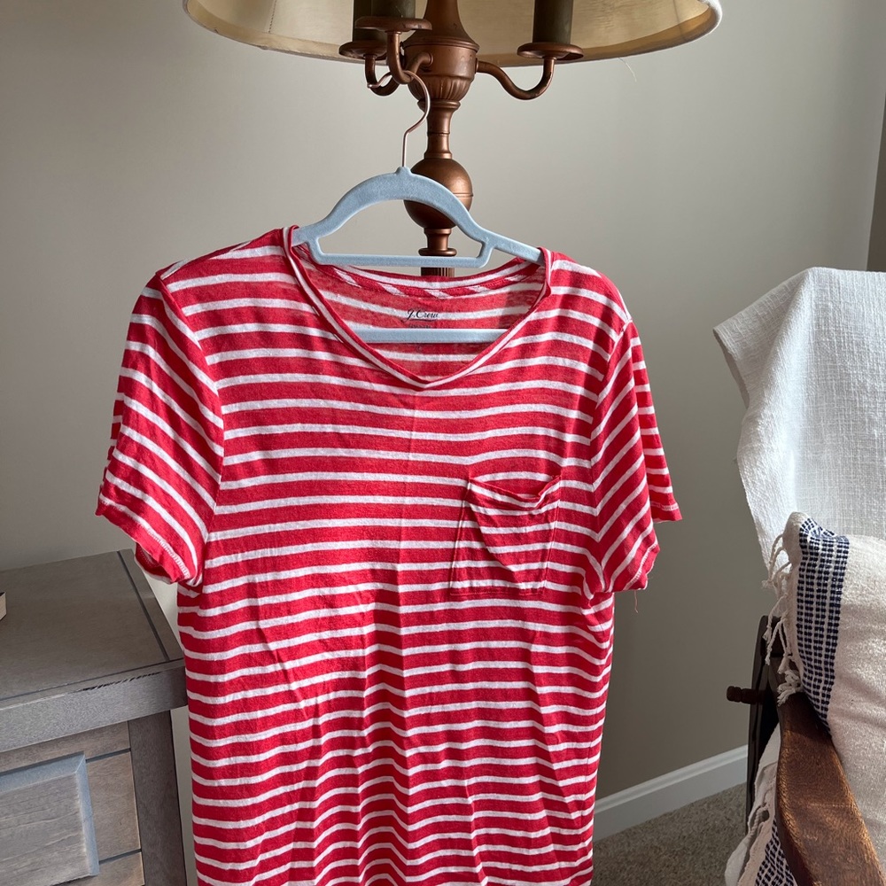 J Crew linen tee